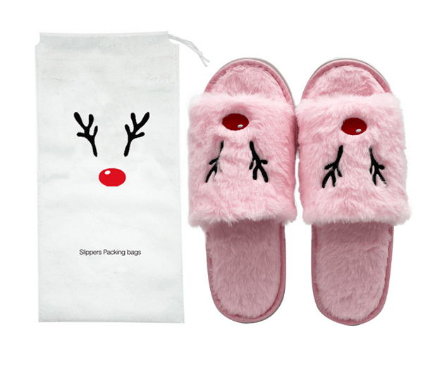 Women Christmas Slippers Plush Shoes - Puritific