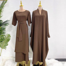 Women's Abaya Long Dress Set - Puritific