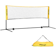 3(m) Badminton Net, Height Adjustable Outdoor Sports Net with Carry Bag, for Tennis, Pickleball and Volleyball-0