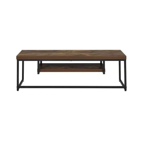 ACME Bob TV Stand In Weathered Oak Black