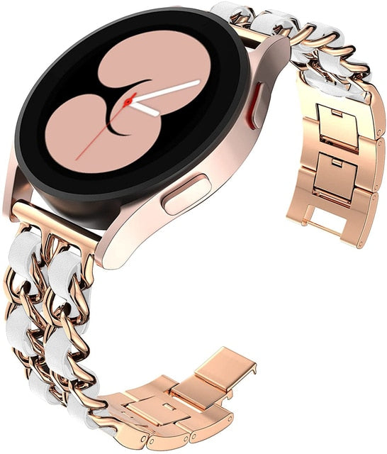 Metal Leather Strap for Samsung Watch - Puritific