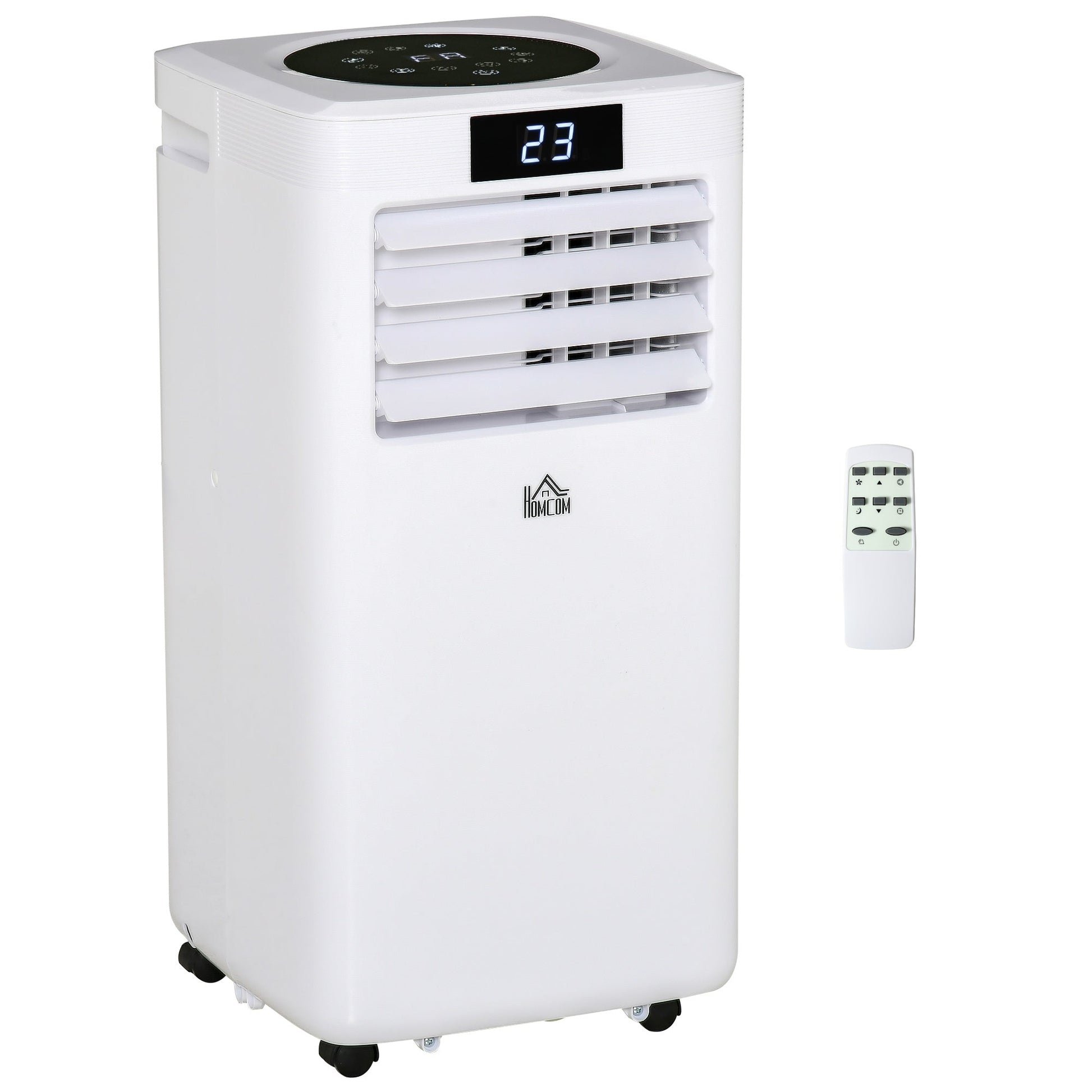 7000 BTU Air Conditioner Portable AC Unit for Cooling Dehumidifying Ventilating with Remote Controller, LED Display, Timer, for Bedroom, White-1