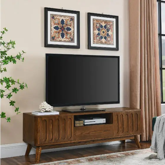 Medieval Modern Solid Wood TV Stand