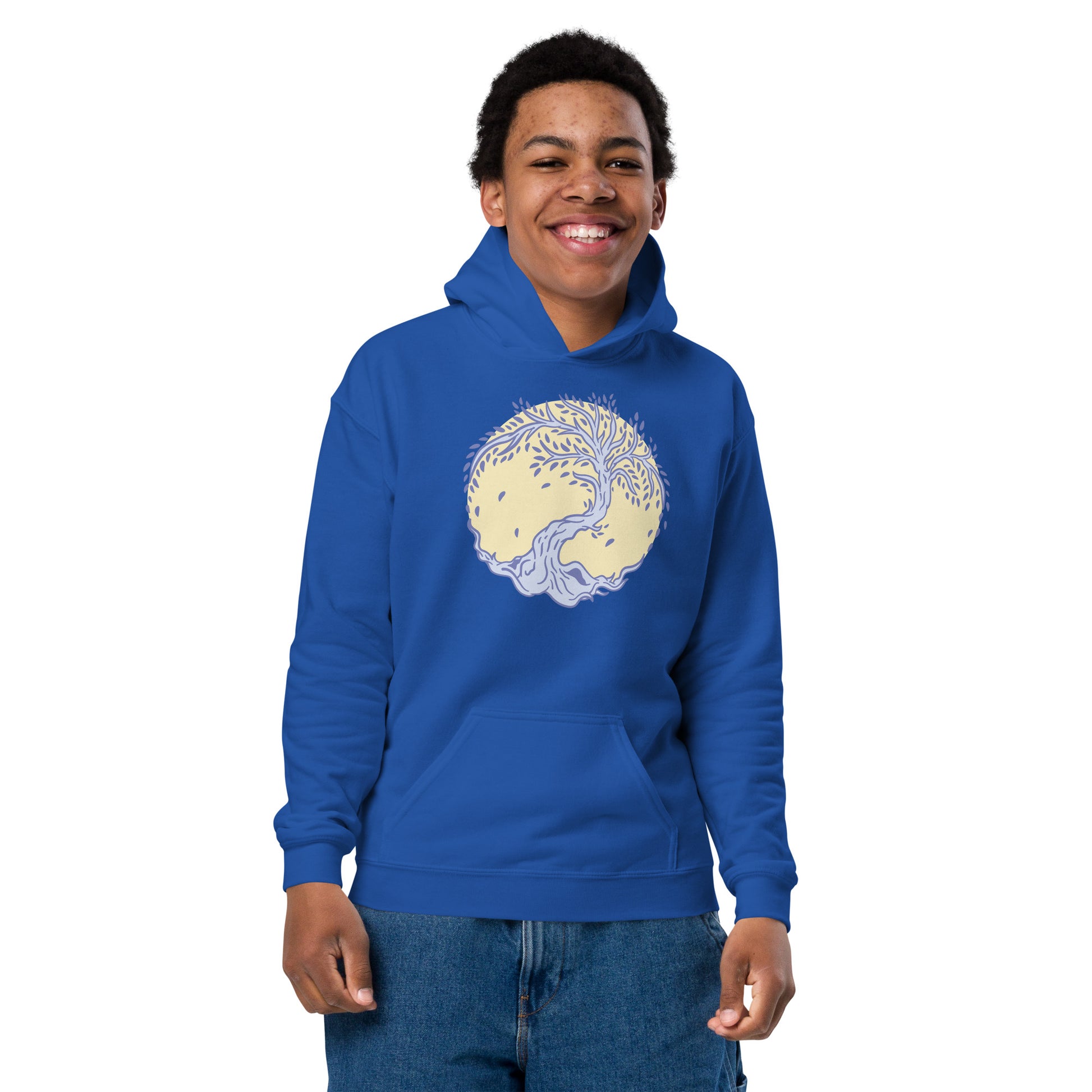 Youth heavy blend "tree of life" hoodie