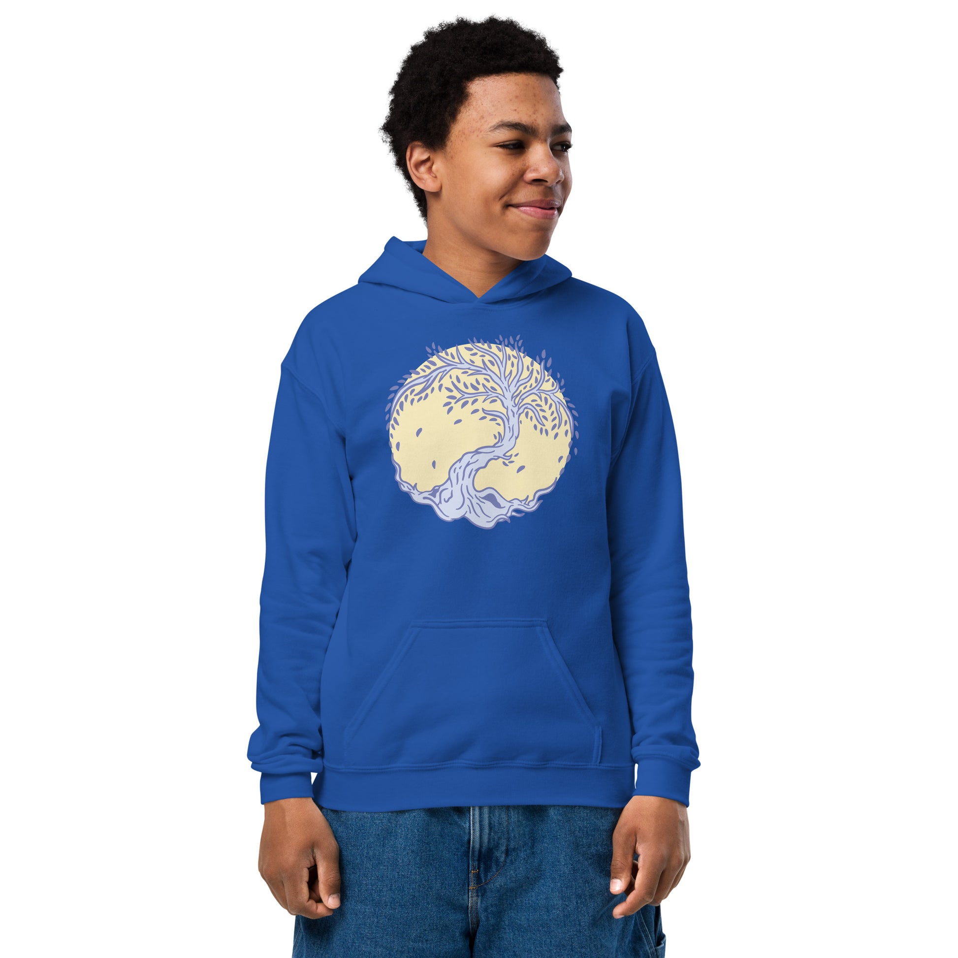 Youth heavy blend "tree of life" hoodie