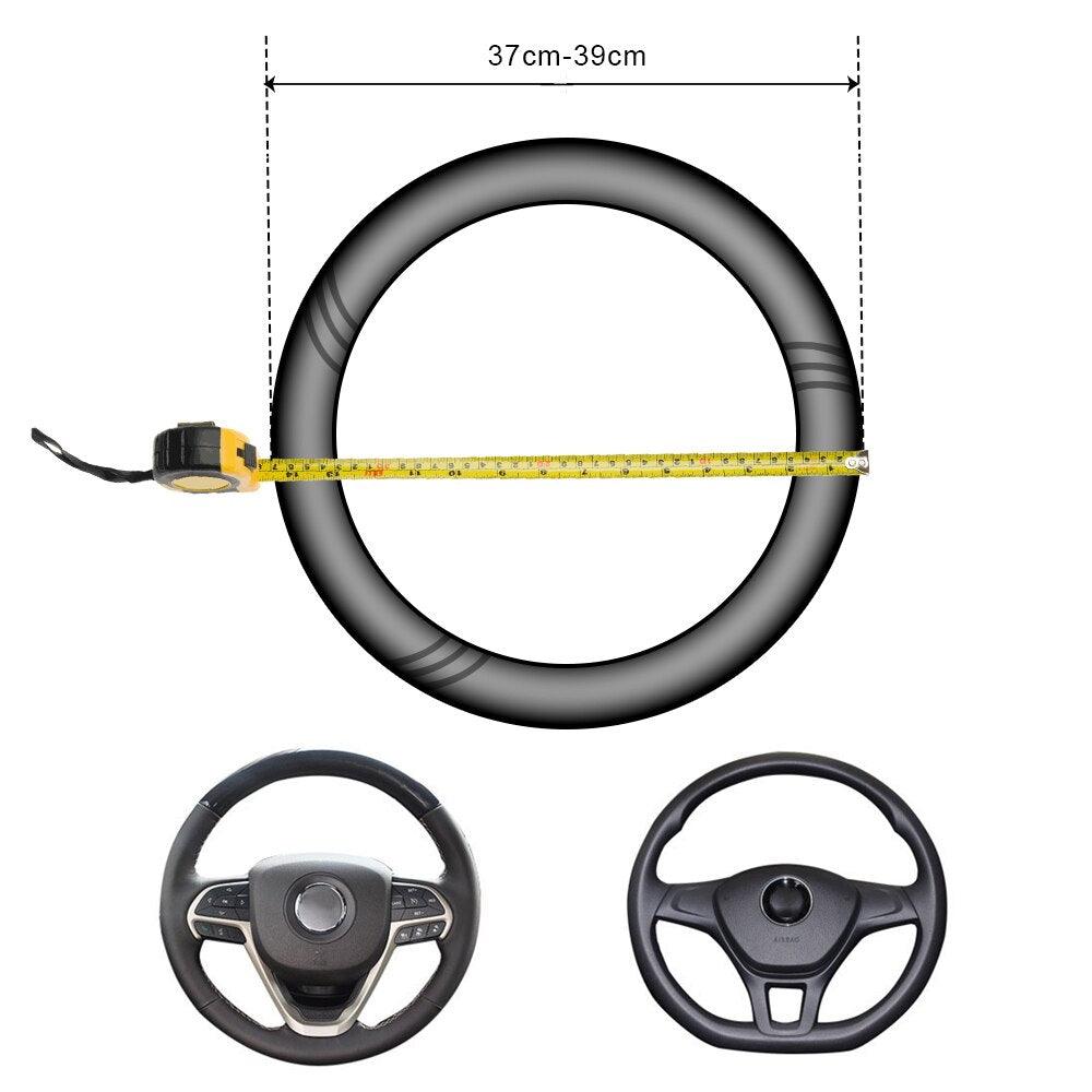 Carbon Fiber Car Steering Wheel Cover - Puritific