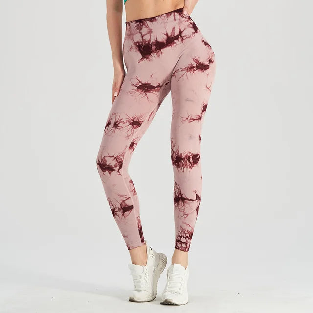 Seamless Tie Dye Leggings - Puritific