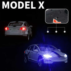 1:20 Tesla Model X Alloy Car Model Diecast Metal Toy Modified Vehicles Car Model Simulation Collection Sound Light Kids Toy Gift - Puritific