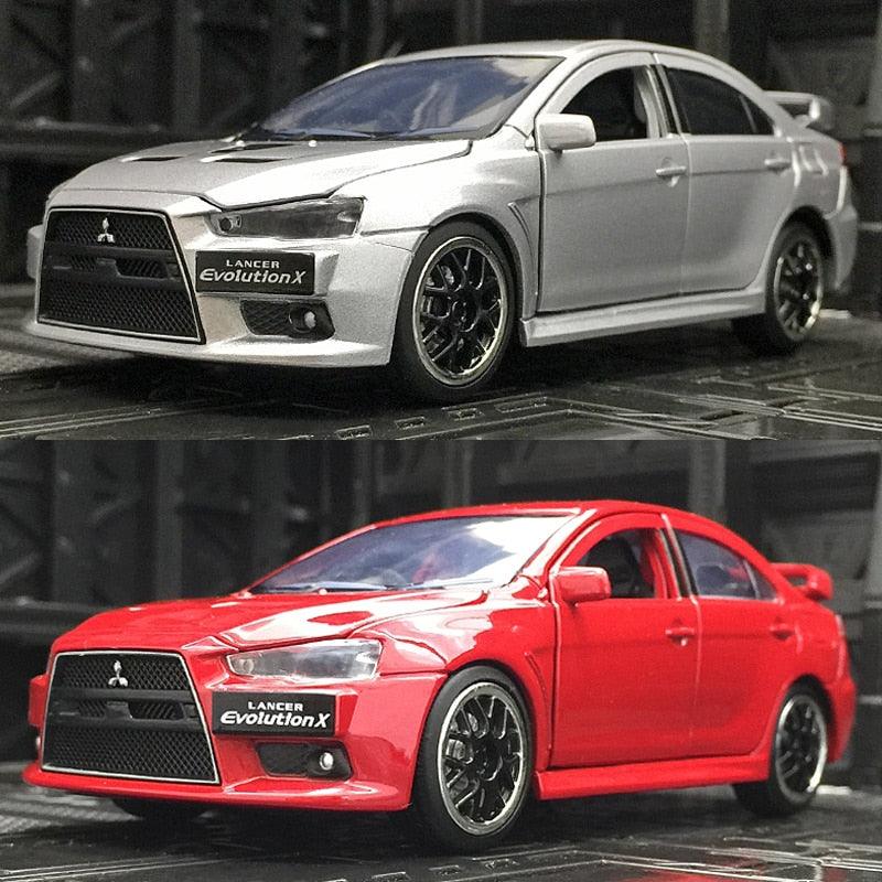 1:32 Mitsubishi Lancer Evo X 10 Alloy Car - Puritific