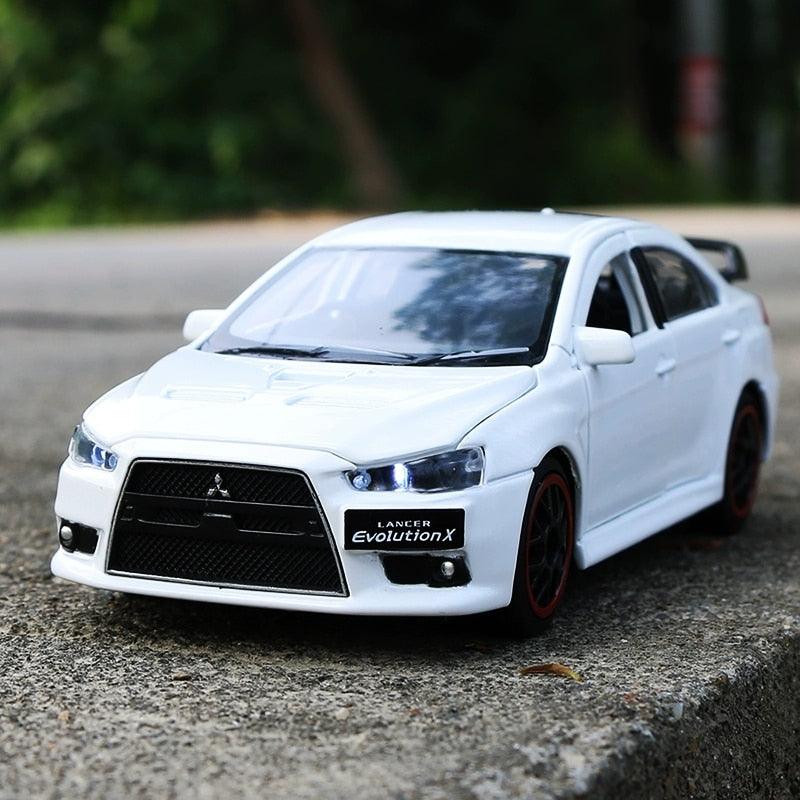 1:32 Mitsubishi Lancer Evo X 10 Alloy Car - Puritific