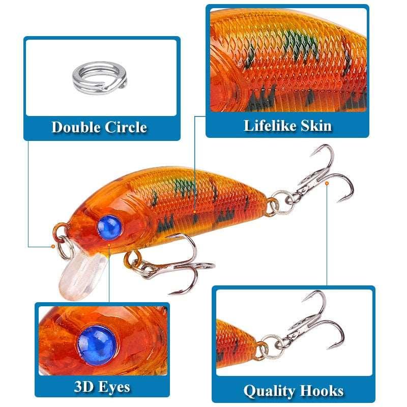 1 Piece Minnow Fishing Lure - Puritific