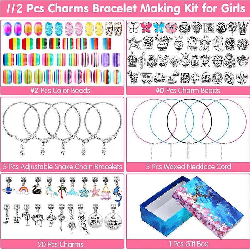 112 PCS DIY Christmas Jewelry Charm Kit Charm - Puritific