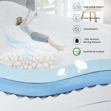 12 Inches Gel Memory Foam Mattress（Twin) -Medium Plush - Puritific