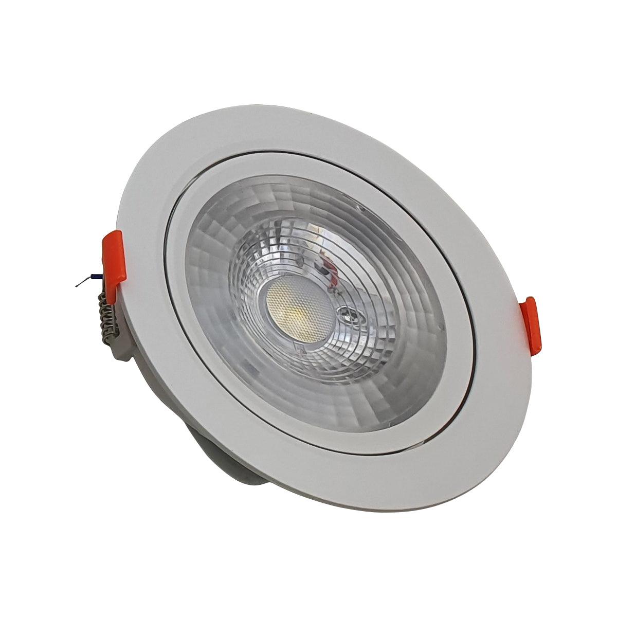 12W Modern LED Adjustable Tilt Angle Downlight Recessed Round Ceiling Spotlights~2533-1