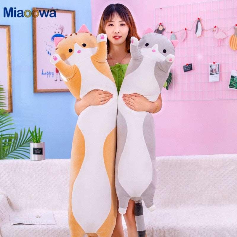 130cm Long Cat Pillow for Kids - Puritific