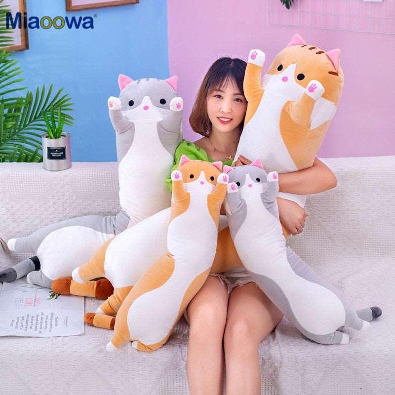 130cm Long Cat Pillow for Kids - Puritific