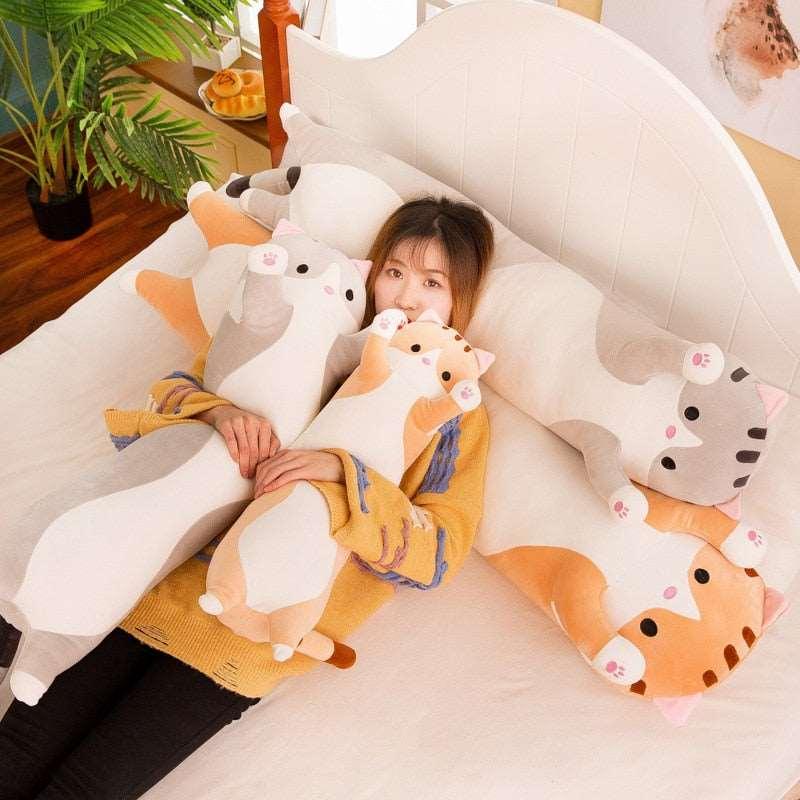 130cm Long Cat Pillow for Kids - Puritific