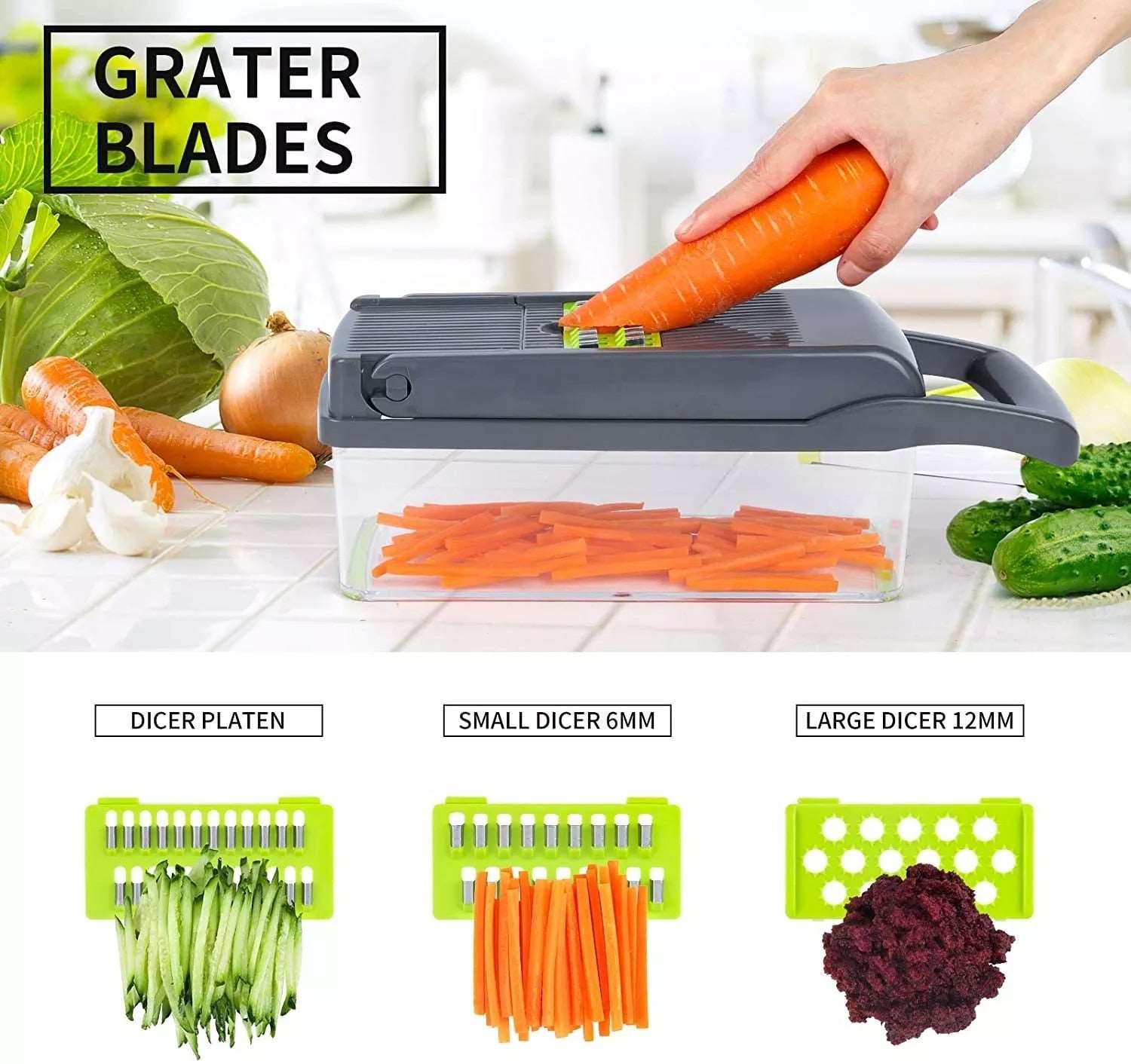 14:1 Multifunctional Vegetable Chopper - Puritific