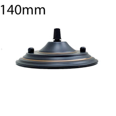 140mm Single Outlet Drop Metal Front Fitting Ceiling Rose~1452-8