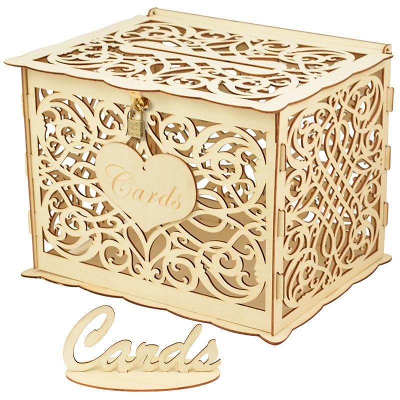 Wooden Wedding Gifts Card Boxes - Puritific