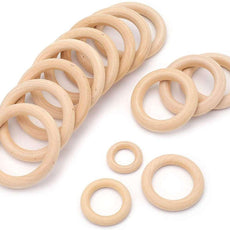 15-100MM Natural Wood Rings - Puritific