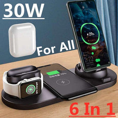 15W 6 in 1 Qi Wireless Charger Stand - Puritific