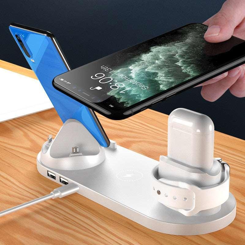 15W 6 in 1 Qi Wireless Charger Stand - Puritific