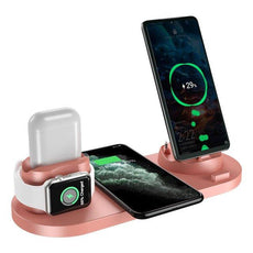 15W 6 in 1 Qi Wireless Charger Stand - Puritific