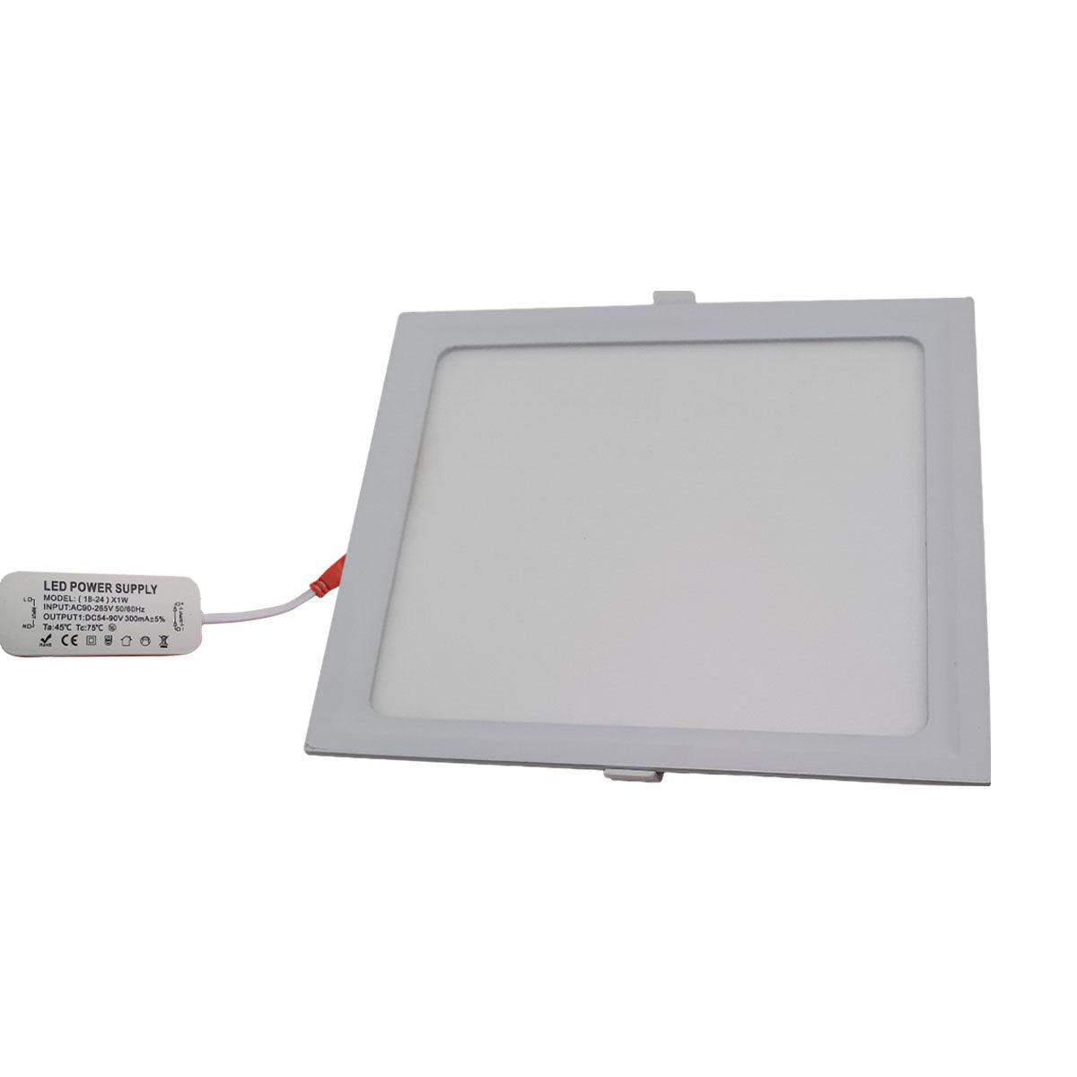 15W LED Recessed Square Panel Light Ceiling Down Light for Modern Residence Bright~2530-7