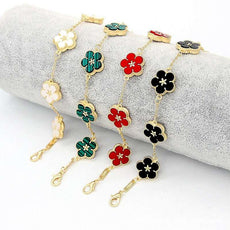 18k Gold Plating Flower Bracelets - Puritific