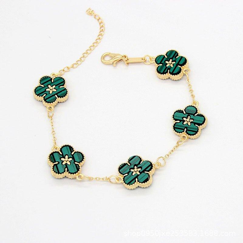 18k Gold Plating Flower Bracelets - Puritific