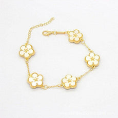 18k Gold Plating Flower Bracelets - Puritific