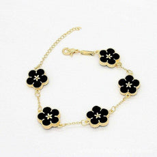 18k Gold Plating Flower Bracelets - Puritific