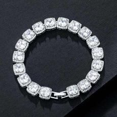 18K White Gold Tennis Bracelet - Puritific