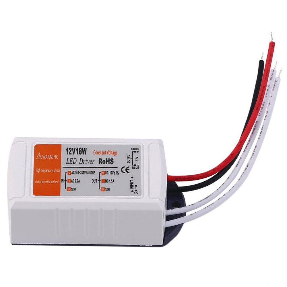 18W Compact LED Driver AC 230V to DC12V 1.5 Amp Power Supply Transformer~3280-9