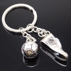 1pc Metal Soccer Shoes Keychain - Puritific