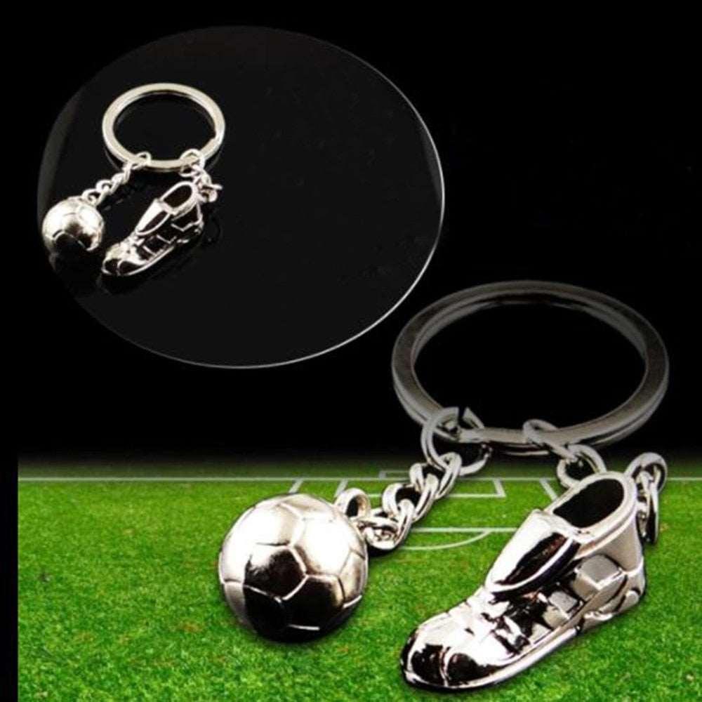 1pc Metal Soccer Shoes Keychain - Puritific