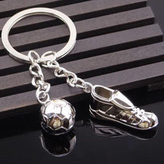 1pc Metal Soccer Shoes Keychain - Puritific