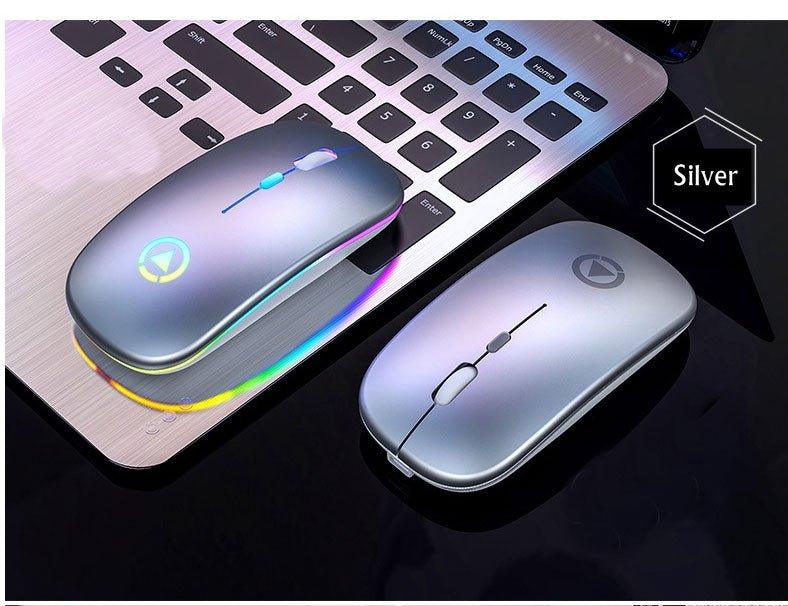 2.4GHz RGB Wireless USB Rechargeable Mouse - Puritific