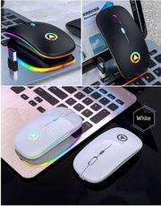 2.4GHz RGB Wireless USB Rechargeable Mouse - Puritific