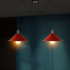 2-way Retro Industrial ceiling cable E27 Hanging lamp pendant light~3403-34