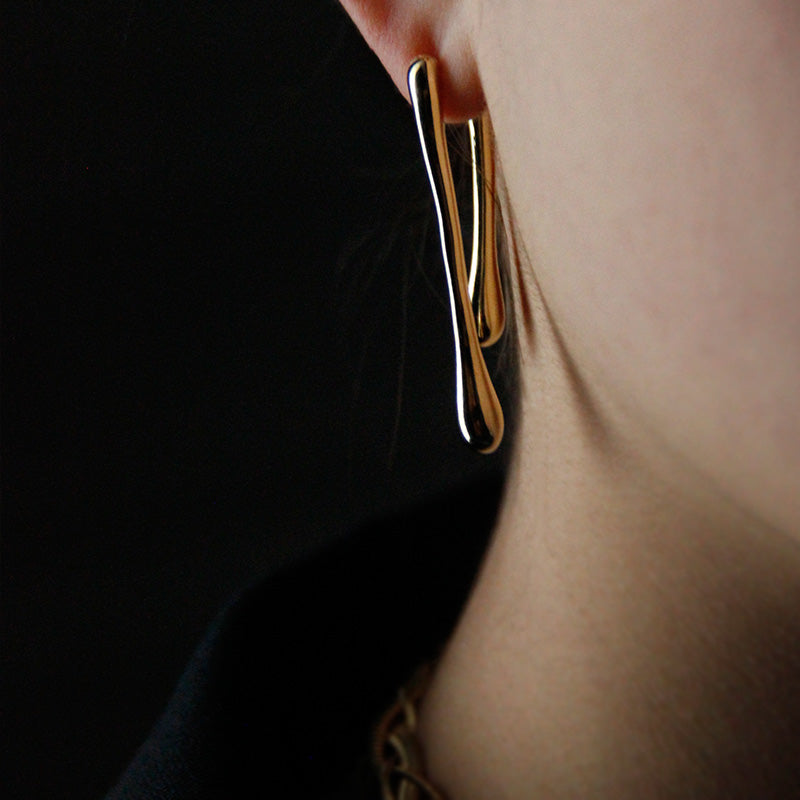 Trendy Geometric Drop Earrings - Puritific