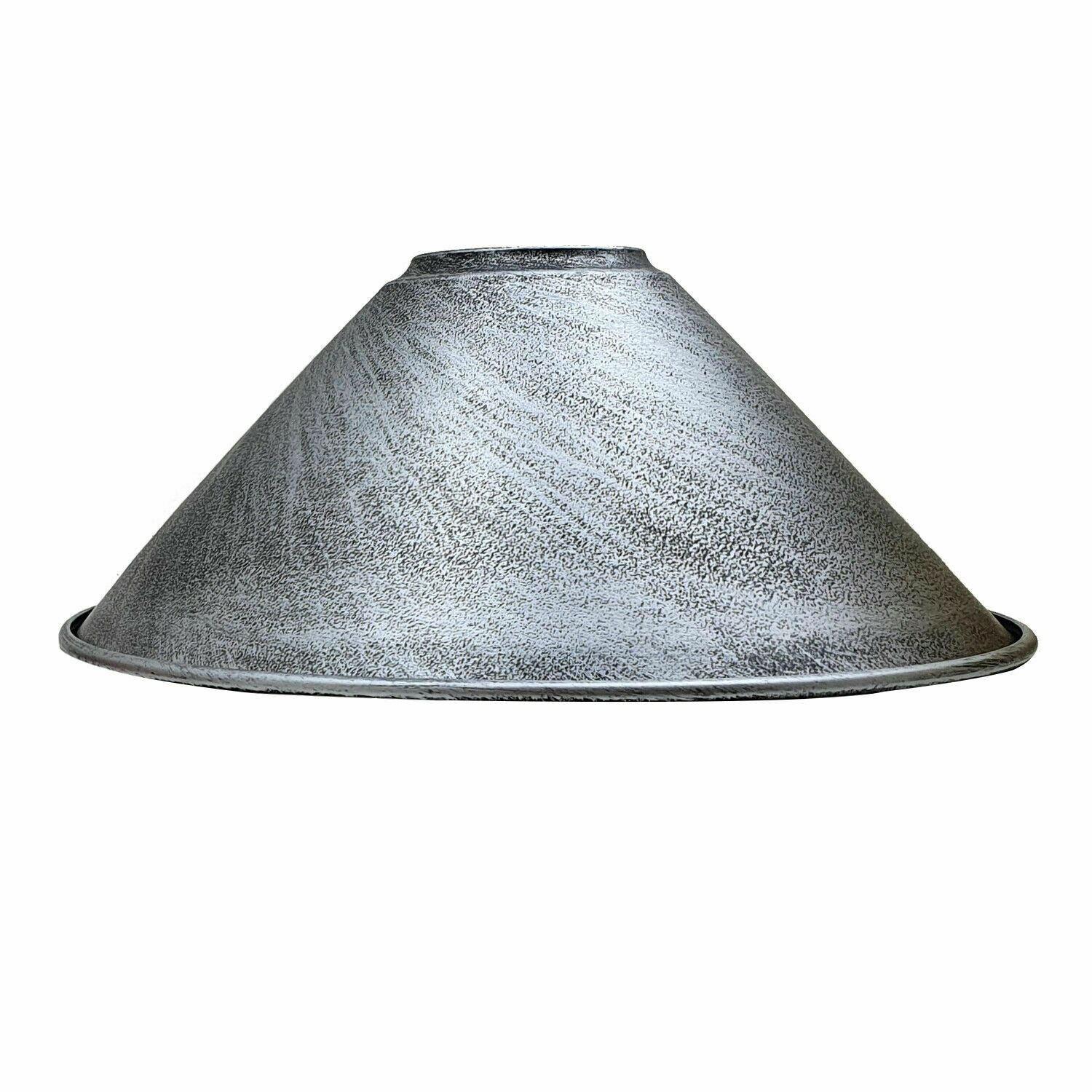 220mm x 10cm Cone Light Shades Metal Easy Fit Ceiling Pendant Hanging Wall Lampshade~1383-14