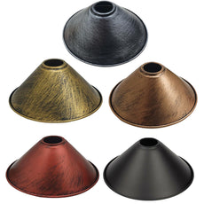 220mm x 10cm Cone Light Shades Metal Easy Fit Ceiling Pendant Hanging Wall Lampshade~1383-17