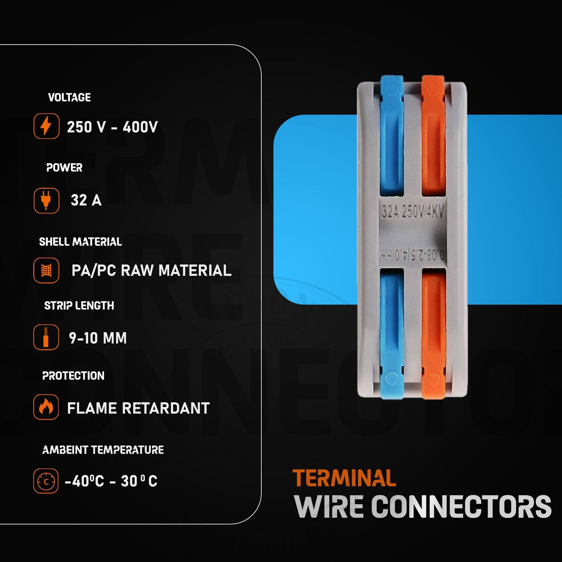 2/3 Way Electrical Connectors Wire Block Clamp Clips Fast Cable Reusable Lever~2163-4