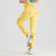 Seamless Tie Dye Leggings - Puritific