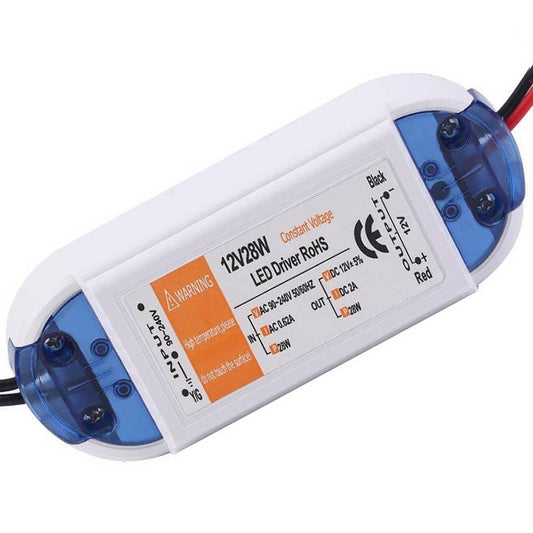 28W 2.3Amp Compact LED Driver AC 230V to DC12V Power Supply Transformer~3279-0