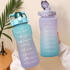 2L Large Capacity Water Bottle Straw Cup - Puritific