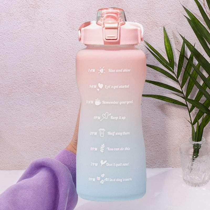 2L Large Capacity Water Bottle Straw Cup - Puritific