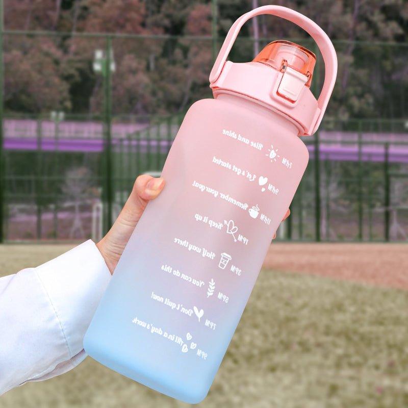 2L Large Capacity Water Bottle Straw Cup - Puritific